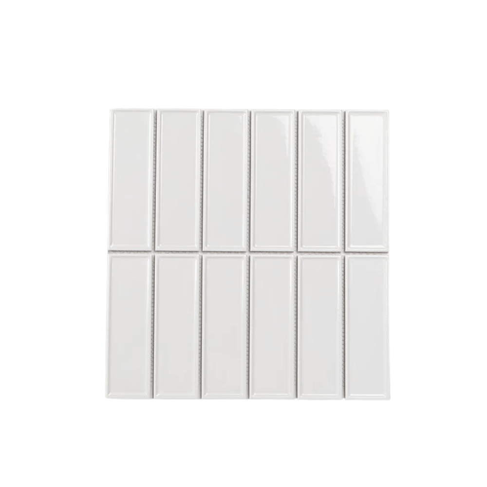 โมเสค TIMELESS TILES รุ่น BAR 29.3X28.5 ซม. สีขาว ผิวเงา